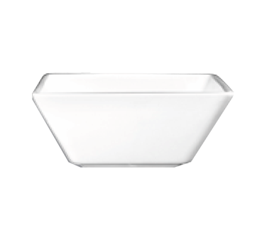 CH EL15 SQUARE BOWL 15OZ/5" WHITE  3DZ